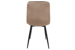 Brie Stol Beige Sammet