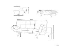 Bristol Bäddsoffa 180 cm