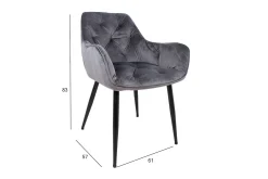 Brita Stol 61x57x83 cm Grå