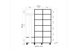 Brokind Klädförvaring 135 cm