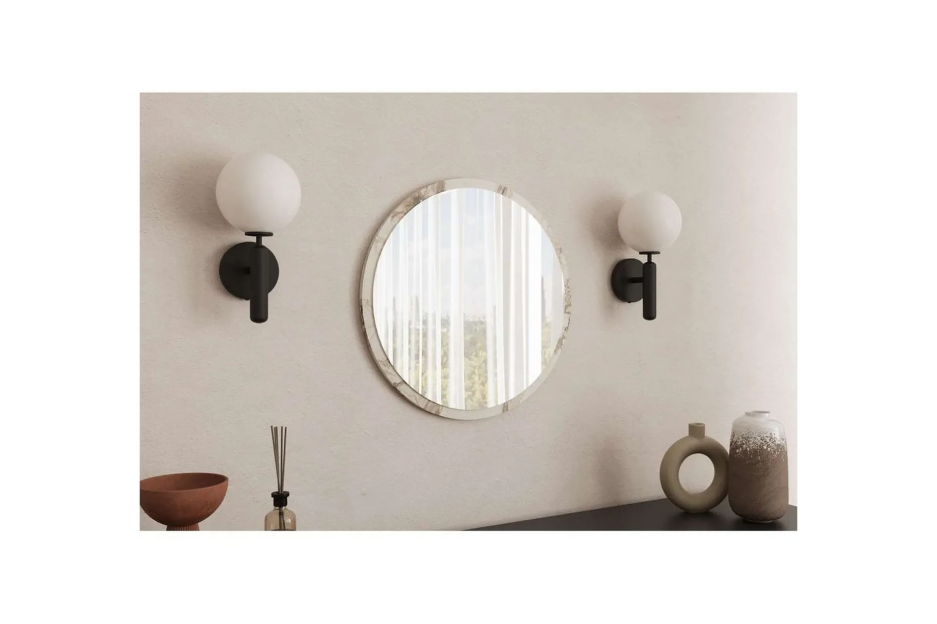 Buhem Badrumsspegel 60 cm Rund
