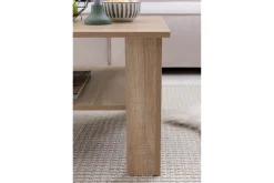 Bulanda Soffbord 60 cm med Förvaring Hylla