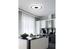 Bunda LED Plafond 34 cm mattsvart