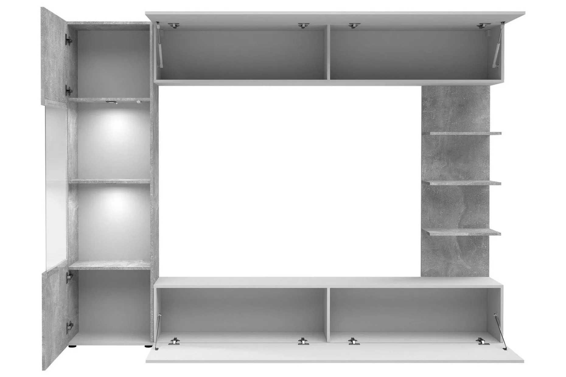 Bunda Tv-möbelset 250x30 cm