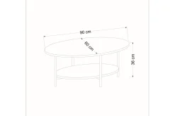 Burata Soffbord 90 cm