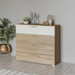Byrå Vertina med 4 Lådor