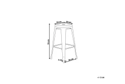 Cabrillo Barstol 36 cm