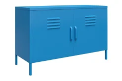 Cache Skänk 100x40 cm 2 Dörrar Blå