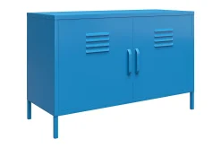Cache Skänk 100x40 cm 2 Dörrar Blå