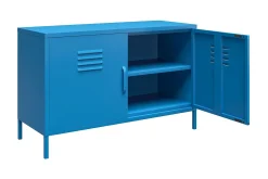 Cache Skänk 100x40 cm 2 Dörrar Blå