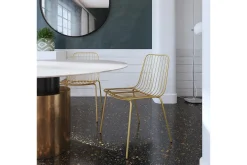 Caden Matstol Guld 2-pack
