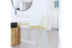 Caden Matstol Guld 2-pack