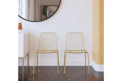 Caden Matstol Guld 2-pack