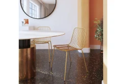 Caden Matstol Guld 2-pack