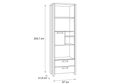 Cadle Hylla 67 cm