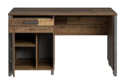 Cadle Skrivbord 127 cm med Förvaring Låda + Skåp
