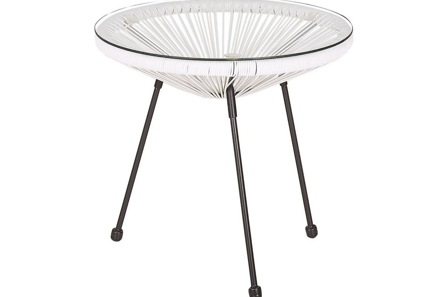 Cafeset Acapulco II Vit/Svart