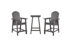 Cafeset Adirondack Mörkgrå