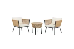 Cafeset Gargano Ljusbeige/naturlig