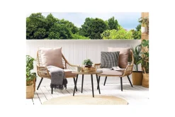 Cafeset Laureto Natur/Beige/Svart/Beige