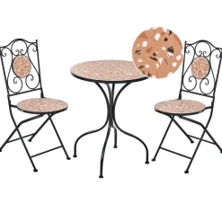 Caféset utomhus Fällbar Adrano Järn