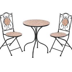 Caféset utomhus Fällbar Adrano Järn