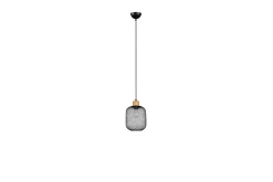 Calimero Taklampa 1L E27 22cm mattsvart