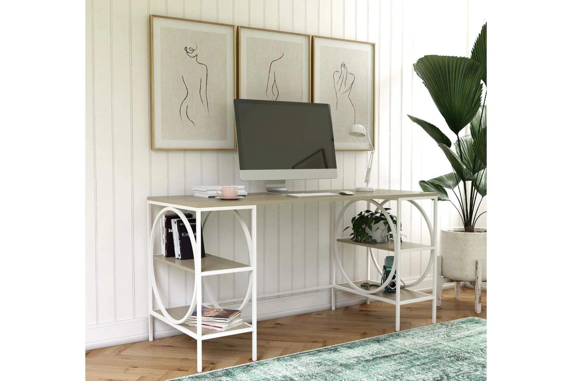 Cambridge Skrivbord 152 cm Brun