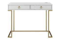 Camila Skrivbord 106 cm Vit