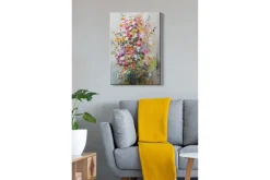 Canvastavla - Färgrik bukett av blommor