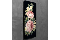 Canvastavla - Färgrik bukett av rosor och blommor