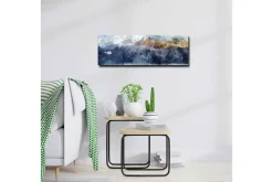 Canvastavla - Storslagen berglandskap med snöklädda toppar