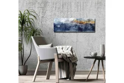 Canvastavla - Storslagen berglandskap med snöklädda toppar