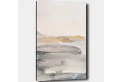 Canvastavla 70x100 cm - Abstrakt landskap med mjuka färgövergångar