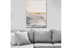 Canvastavla 70x100 cm - Abstrakt landskap med mjuka färgövergångar
