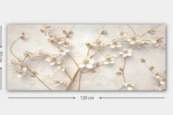 Canvastavla YTY Floral & Botanical Flerfärgad