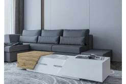 Carbost Möbelset För Vardagsrum White