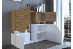 Carbost Möbelset För Vardagsrum White