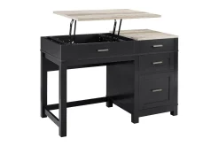 Carver Skrivbord 120 cm Svart