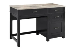 Carver Skrivbord 120 cm Svart