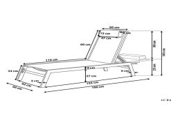 Catania Ii Solsäng 66|190 cm
