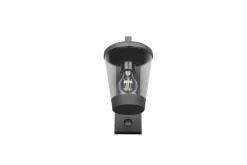 Cavado vägglampa E27 antracit rörelsessensor