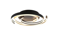 Caya LED Plafond mattmässing