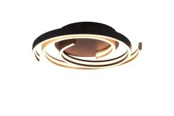 Caya LED Plafond mattmässing