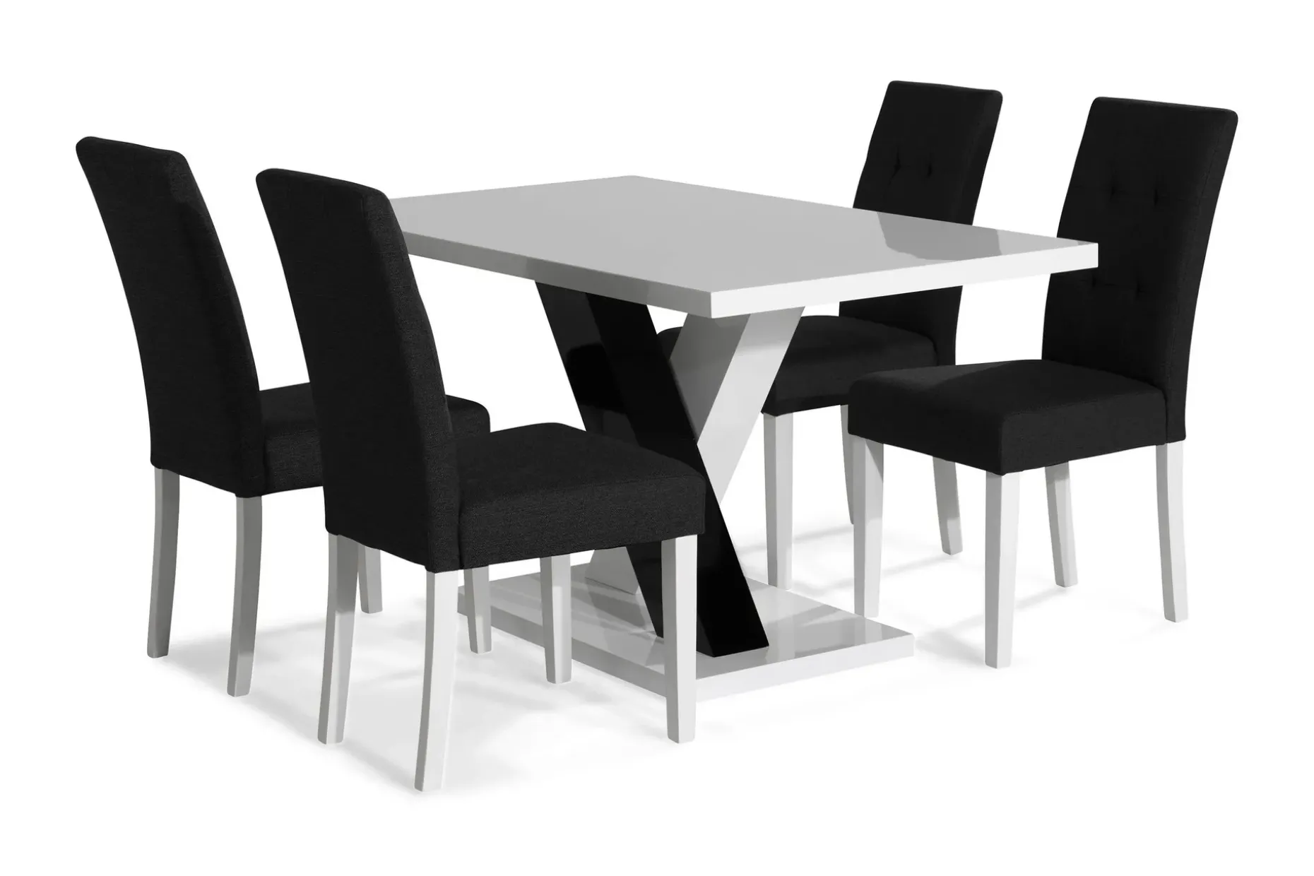 Cesi Matgrupp 140 cm med 4 Viktor Stol