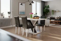 Cesi Matgrupp 140 cm med 4 Viktor Stol