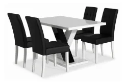 Cesi Matgrupp 140 cm med 4 Viktor Stol