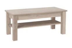 Cezara Soffbord 110 cm med Förvaring Hylla Ek