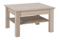 Cezara Soffbord 80 cm med Förvaring Hylla Ek