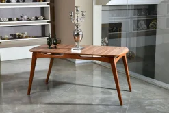 Charbel Matgrupp 160 cm med 4 matstolar